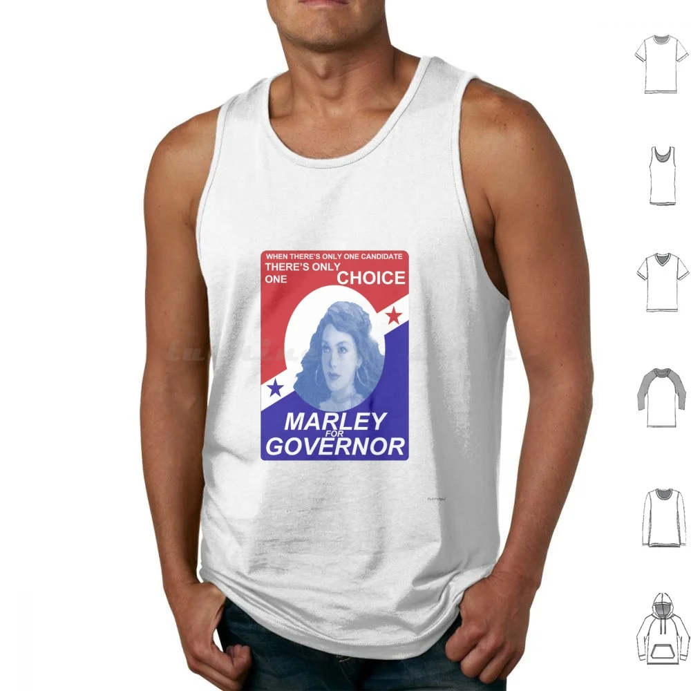 Marley For Governor Vintage Poster ( Monkey Island) Canotte Gilet Senza Maniche Monkey Island Melee Secret Of Monkey