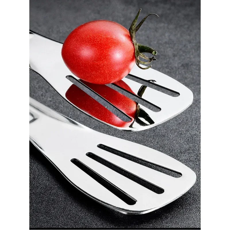 7/9/12Inch Anti-Slip Stainless Steel Kitchen Food Tongs Grill Meat Bread Serving Clip Barbecue Buffet Clamp Cooking Accessories