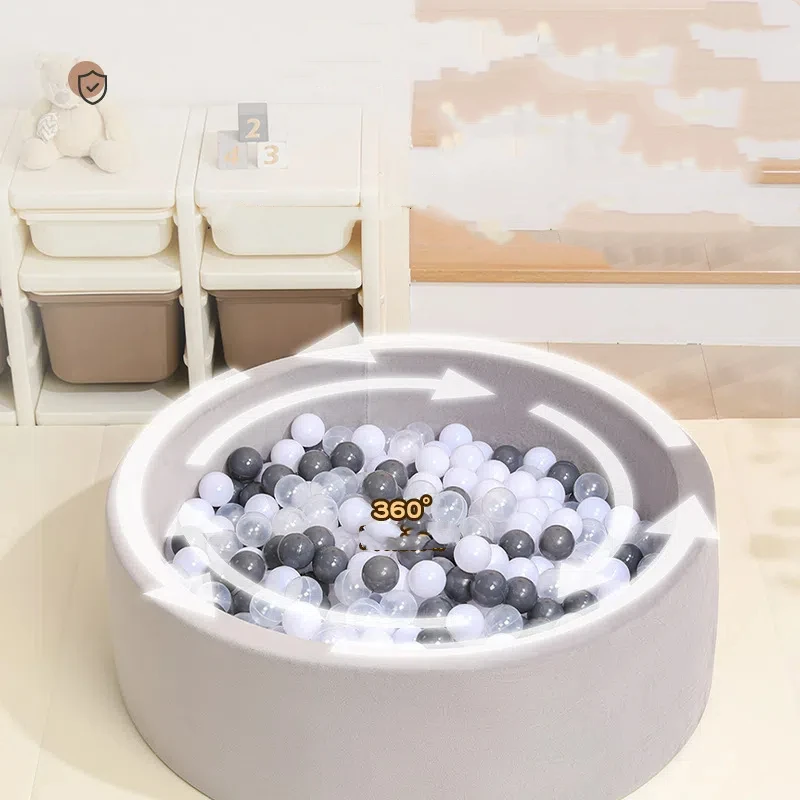 Ocean Balls Ball Pool Foldable Playpen Sponge Ball Pit Playground Foam Baby Dry Pool Indoor Playpen Ocean Ball Portable Soft Children Birthday Gifts Kids