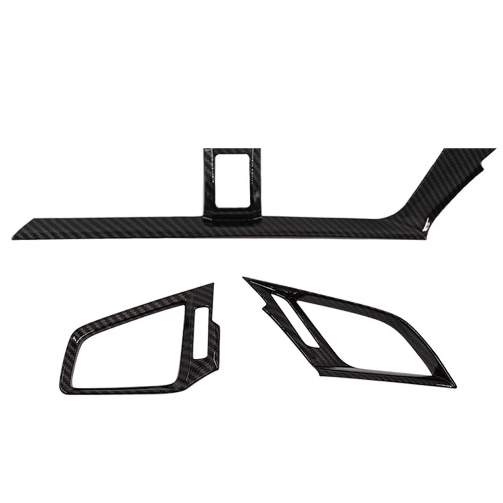 Carbon Fiber ABS Dash AC Air Vent Covers For Honda Civic