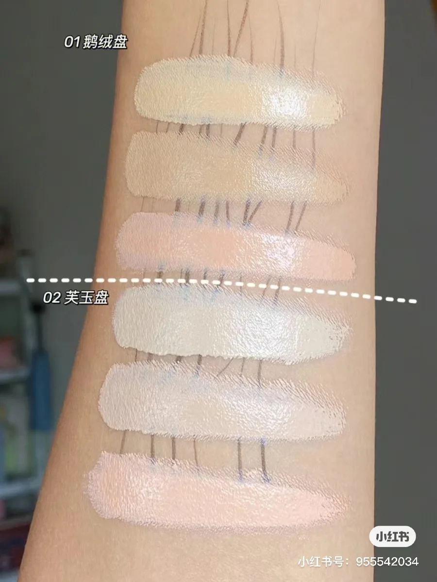 TIMAGE 3 Color Concealer Palette Facial Concealer Covers Spots Acne Dark Circles Creamy Texture Moisturizing Foundation