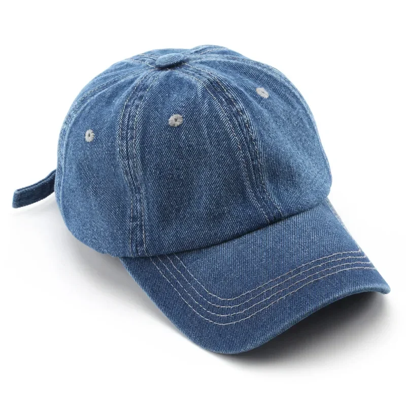 High Quality Denim Baseball Cap Men Women Jeans Snapback Caps Casquette Plain Bone Hat Gorras Men Casual Blank Dad Male Hats 3