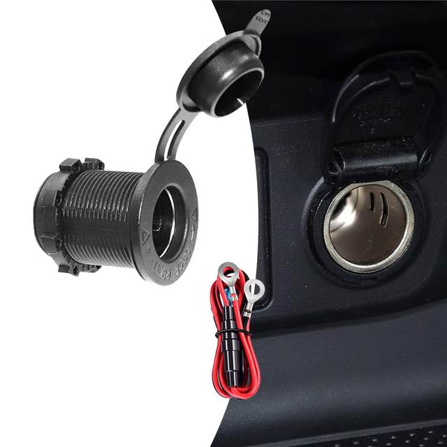 Lighter Sockets Car Cigarette Lighter Sockets with Extension Cable Car