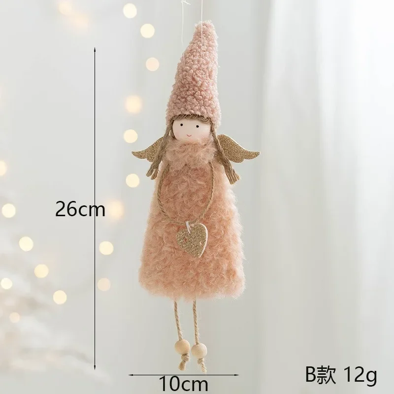 thumbnail image 1 of Angel Doll Christmas Ornaments Merry Christmas Decorations for Home Garland Christmas Tree Decor Navidad Xmas 2022 New Year 2023, 1 of 5