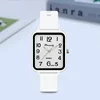 Brand Silicone Strap Watch Student Leisure Square Digital Women Quartz Watch New Fashion Ladies Luxury Wristwatch Dropshipping 5