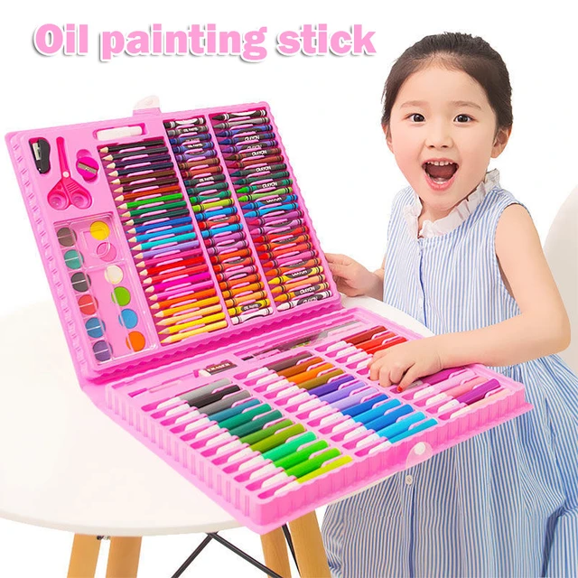 42/86pcs Drawing Set Non Toxics Crayon Arte Easy Hold Color Pen Safe for Children  Kids Painting Tools Drawing Kit Stationery - AliExpress