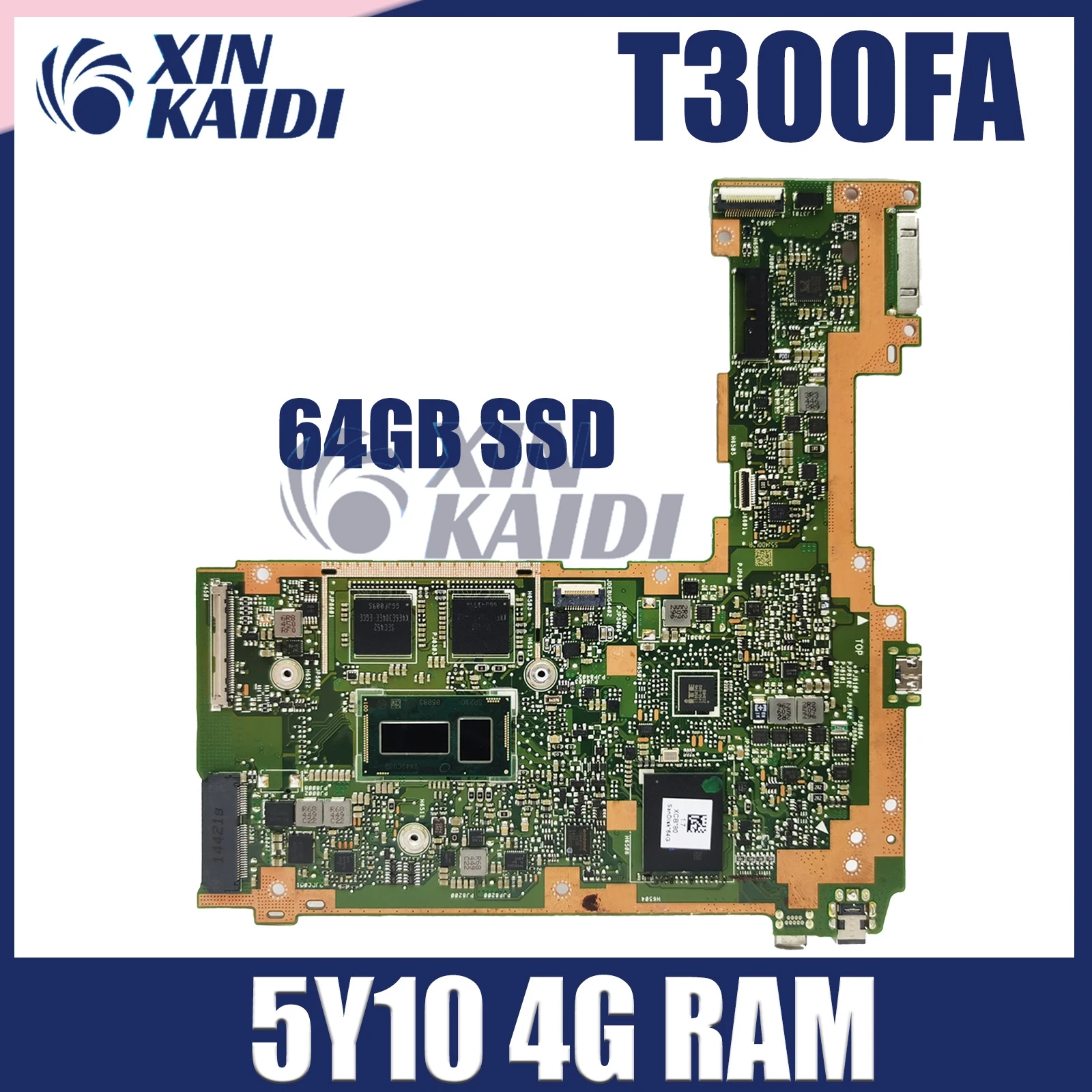 T300FA для ASUS Transformer Book T300F материнская плата для ноутбука 4G RAM 5Y10 64G-SSD 100% протестированная работа