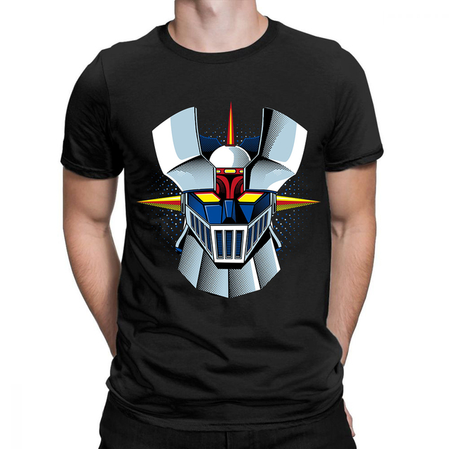 mazinger z t-shirts Men t shirt Harajuku fashion Printed Top Tshirt Unisex T-shirt Fashion Streetwear