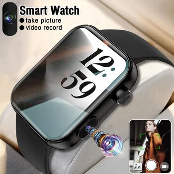 2025 New Smart Watch Men Women Camera Take Photos Record Video Health Monitor Sports Fitness Waterproof BT Call Smartwatch 1