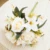 flower fall artificial flora artificial & dried floral Rose Lily Artificial Silk Flowers For Bride Bouquet Home Living Room Christmas Fake Flowers Wedding Decoration DIY Arrangement white dried flowers Artificial & Dried Flowers