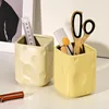 Nordic Home Decoration Bathroom Organizer Makeup Brush Holder Storage Canister Cosmetic Container Ceramic Pen Holder For Office 3