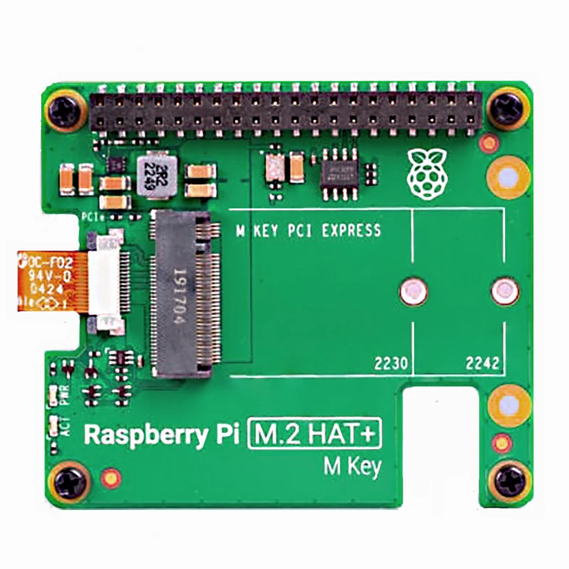     PCIe to M.2 NVMe SSD,   M.2 HAT + , Pi5  2230/2242 16 