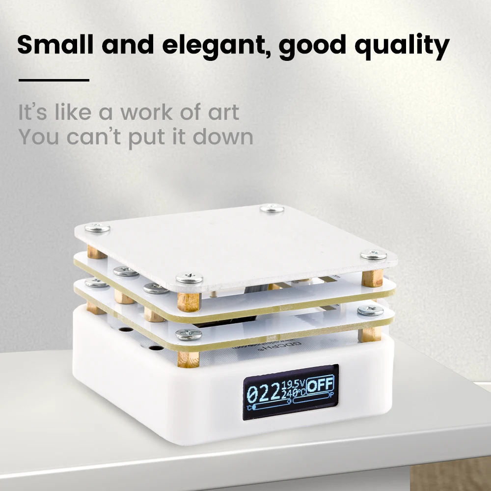 Compact Digital Soldering Preheating Station - Mini Hot Plate