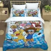 Digimon cartoon printed Bedding Sets exquisite supplies set duvet cover bed comforter set bedding set luxury birthday gift 1