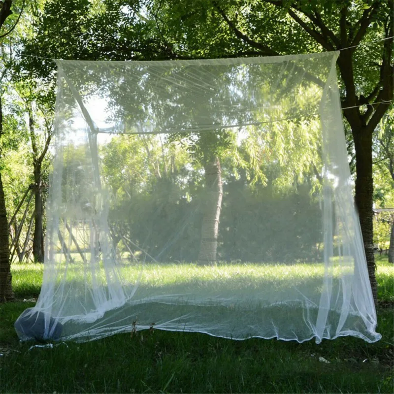 Mosquito Net Square Net Curtain Bed Canopy for Travel Camping Outdoor Home