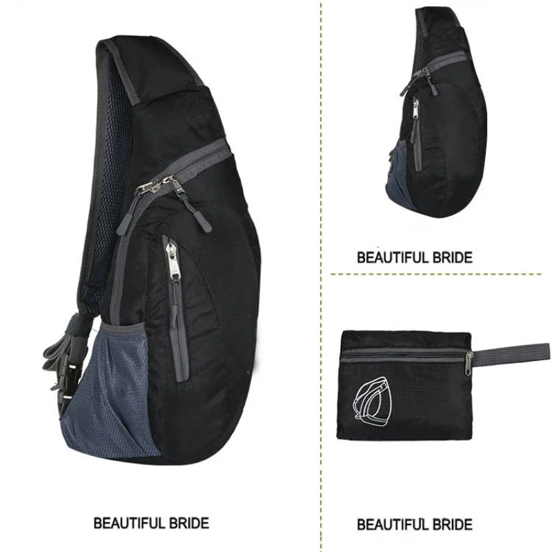 Male Female Sport Messenger Single Shoulder Crossbody Bag Outdoor Hiking Waterproof Chest Pack Men Bag