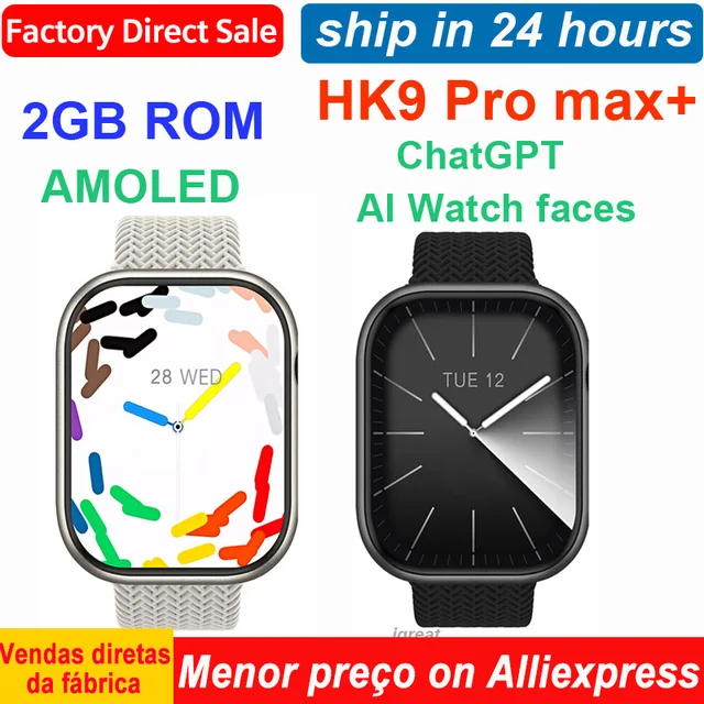 AMOLED HK9 PRO MAX + 스마트 워치: 지능형 건강과 연결성을 위한 혁신적 제품