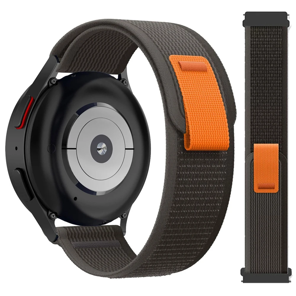Braided Nylon Watch Strap, 20mm/22mm, Compatible with Smartwatches