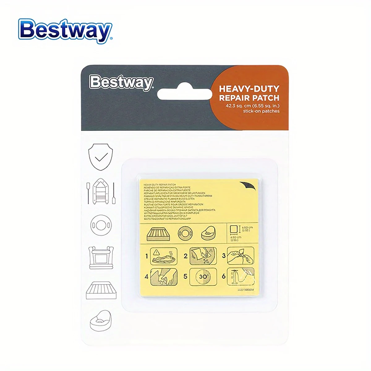 Bestway62068 10 Piece Underwater Adhesive Repair Patch Swimming Pool Patch Repair Kit Pool Puncture Patch swimming pool patch kit