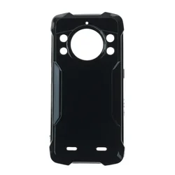 Soft Silicone Protective Phone Case with Black Transparent Design for Cubot KingKong 9 (Black)