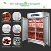 XL vertical steam disinfection cabinet commercial large capacity with drying double door hot air tableware disinfector 2