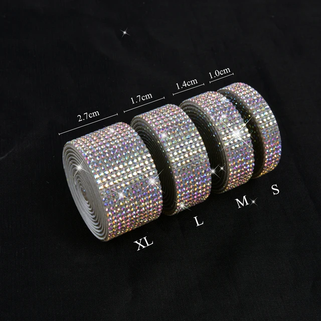 Selbst-Klebe Kristall Strass Diamant Band DIY Dekoration Aufkleber mit  Strass für Kunst Handwerk DIY Auto Telefon Dekoration