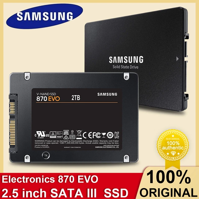 SAMSUNG SSD 500GB 870 EVO QVO 250G Internal Solid State Disk 1T 2T 4T HDD  Hard Drive 860 PRO SATA 3 2.5 for Laptop HDD Computer - AliExpress