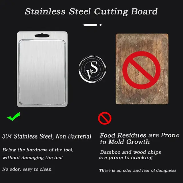Titanium Steel Kitchen Cutting Board 5