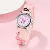 Cute flamingo pattern Children's cartoon watch 1