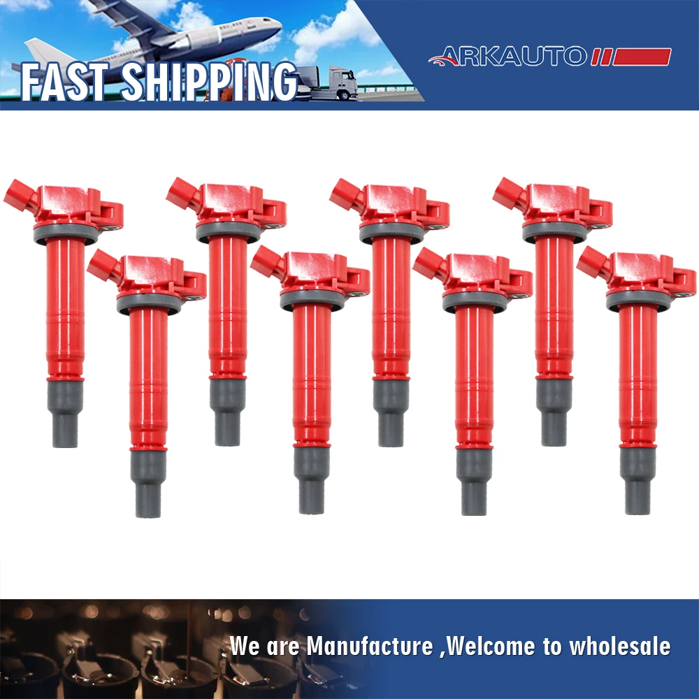 8pcs Arkauto High Energy Ignition Coil 9091902248 9091902247 Uf495 For