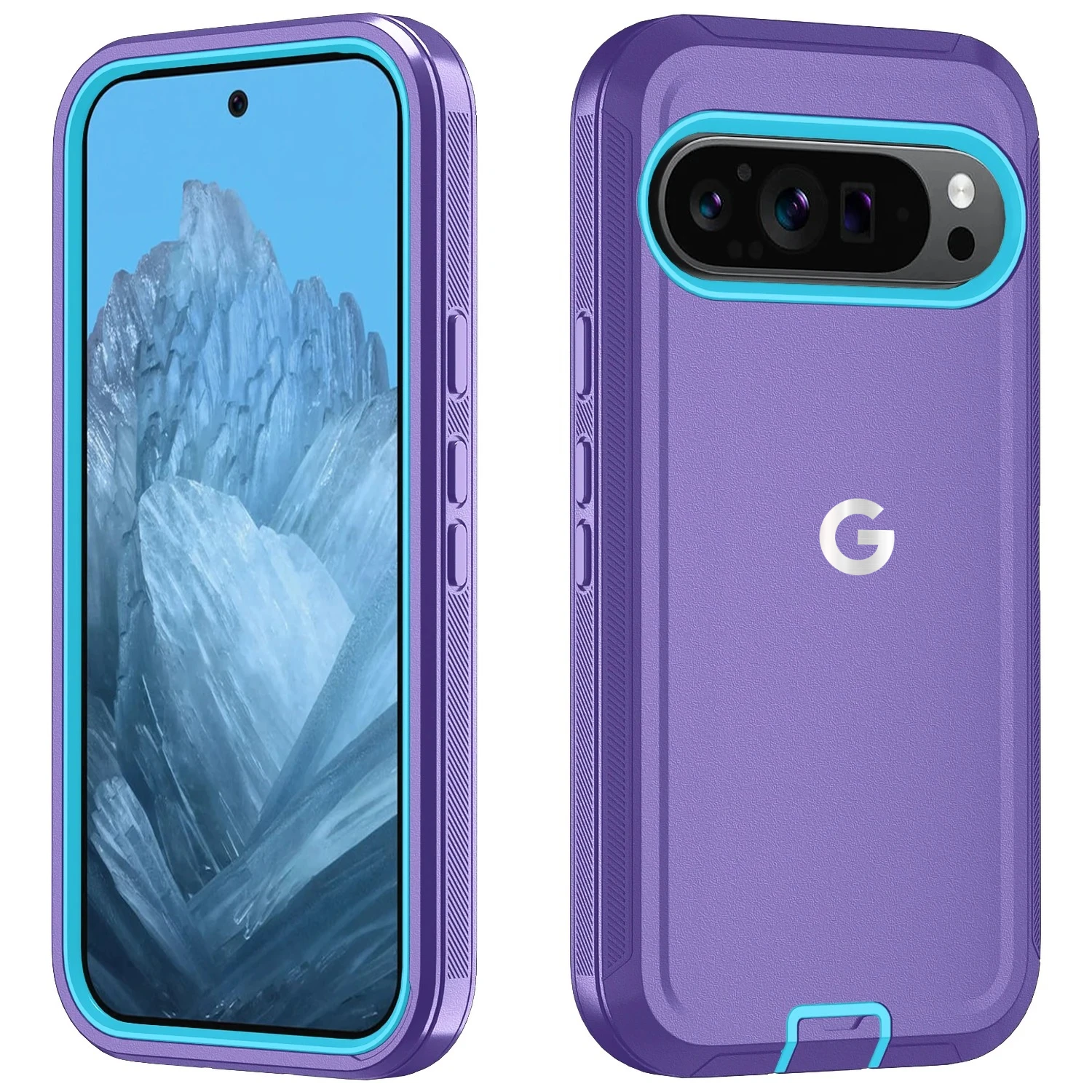 Heavy Duty Armor Shockproof Case with Wireless Charging Compatibility and Anti-Drop Protection