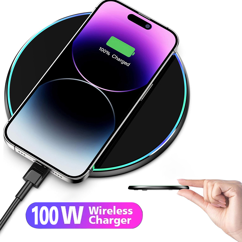 30W Wireless Charger Pad for iPhone 15 14 13 12 11 Pro Max XR Samsung Galaxy S22 S21 Xiaomi Huawei Fast Charging Docking Station