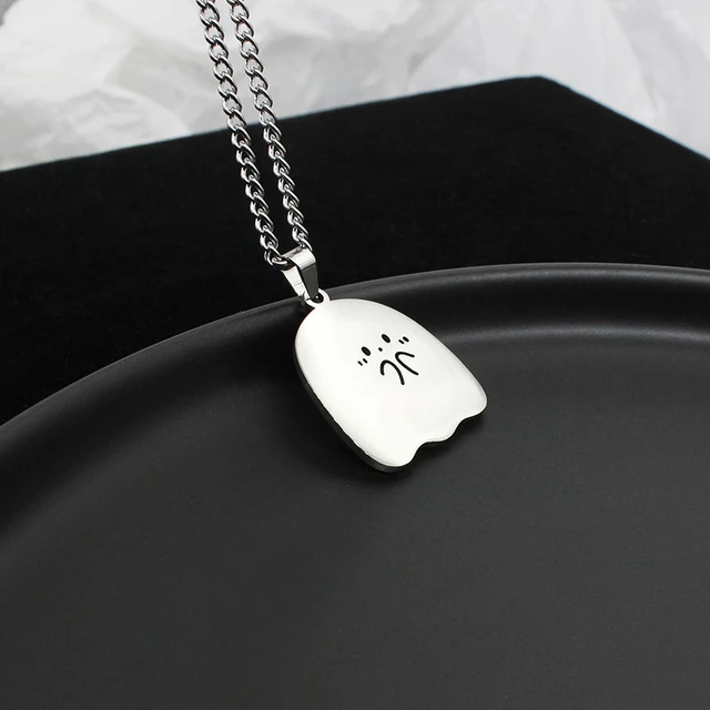 Epic Face Moon Necklace Jewelry Charm Glass Lovers Fashion Stainless Steel  Pendant Lady Chain Crescent Gifts Boy Men - AliExpress