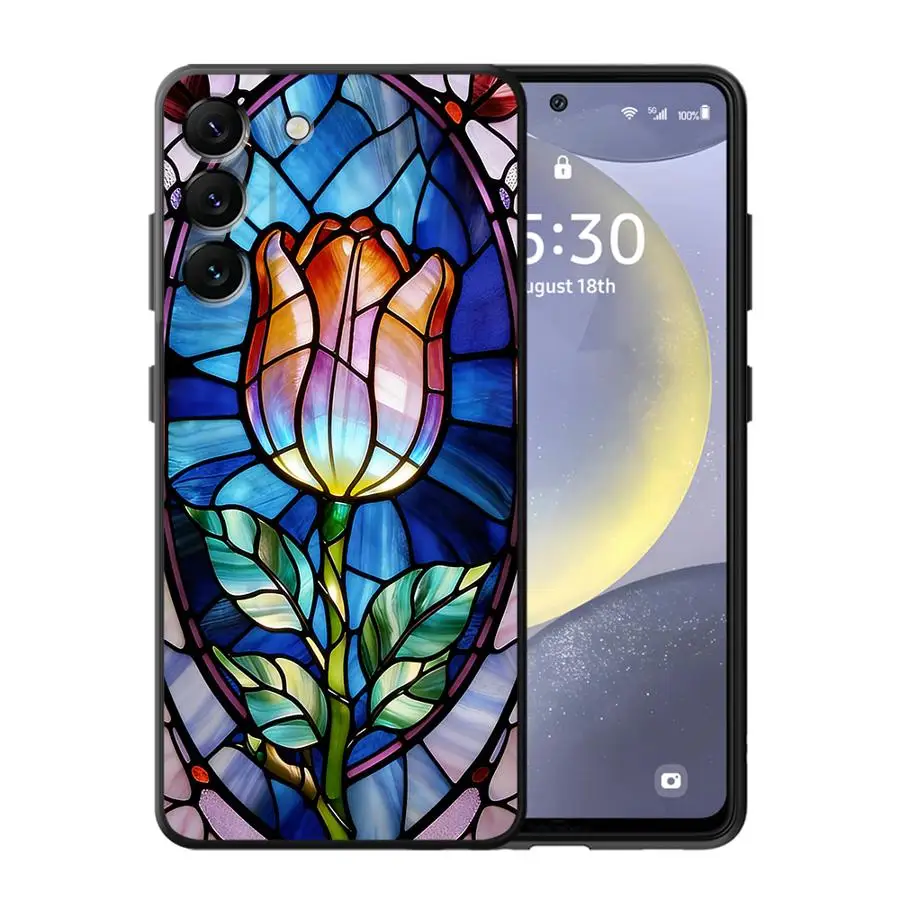 Colorful Window Flowers Phone Case Cover