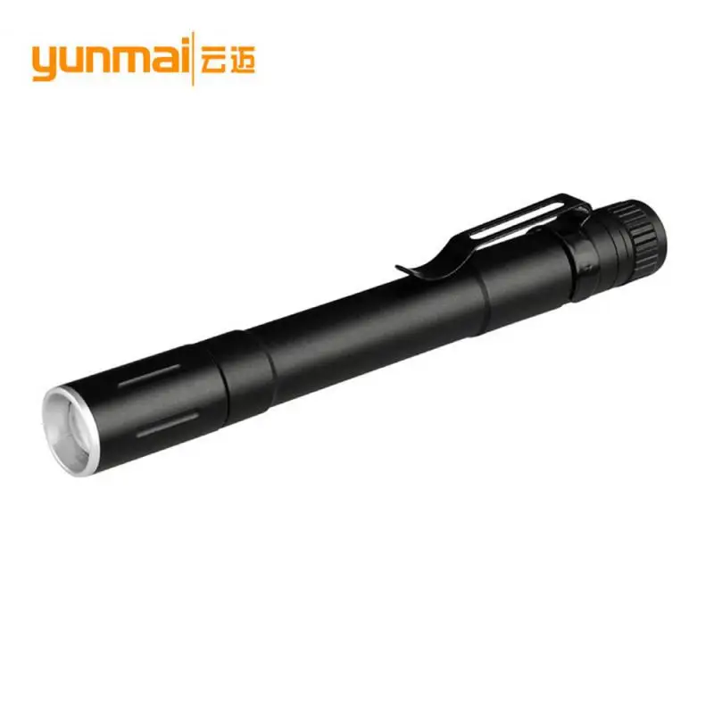 

Telescopic Zoom Night Light Aluminum Alloy For Inspection Work Repair Waterproof With Clip Portable фонарик Spotlight