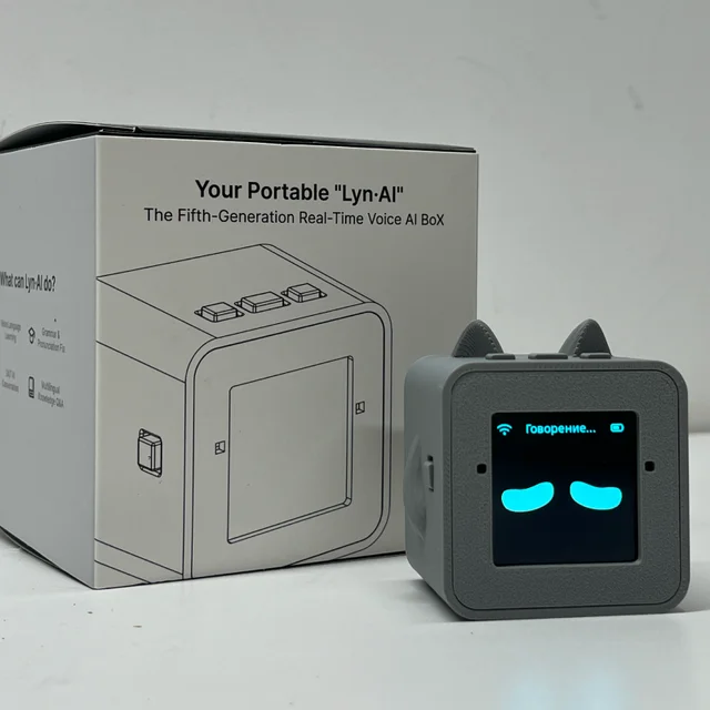 EMO XiaoZhi Mini AI Robot | Smart Voice Chatbot, Emotional Interaction, Personalized AI Companion, Multilingual, with Cat Ears 8