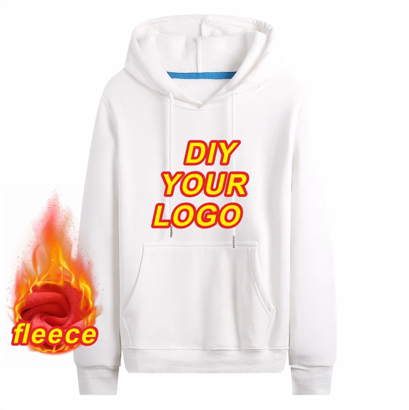 Men'S And Women'S Pullovers Plus Fleece Hooded Sweatshirts Custom Print Embroidery 4xl