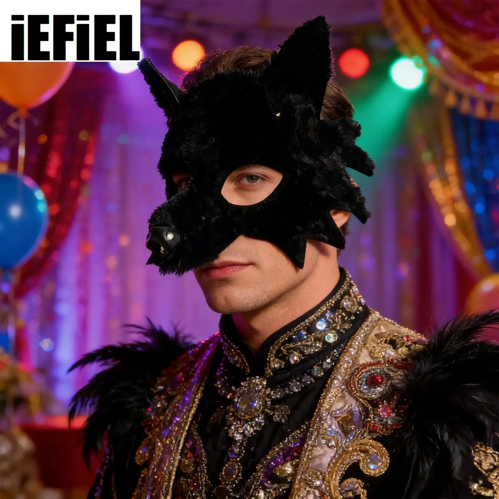 Wolf Prank Mask Halloween Animal Mask Wolf Masks Masquerade Cosplay for ...