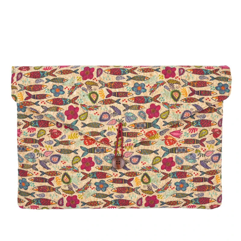 Vintage Soft Cork Cloth Tablet Sleeve - Protective Cover