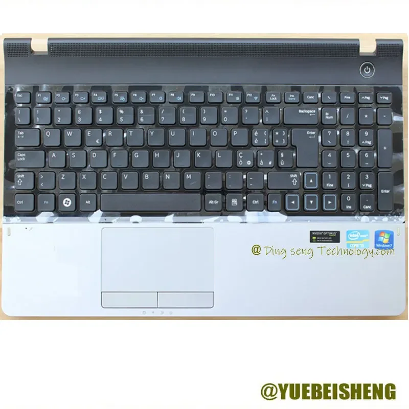 

YUEBEISHENG New/org for Samsung NP 300E5A 300E5C 305E5A palmrest Spainish keyboard upper cover Touchpad