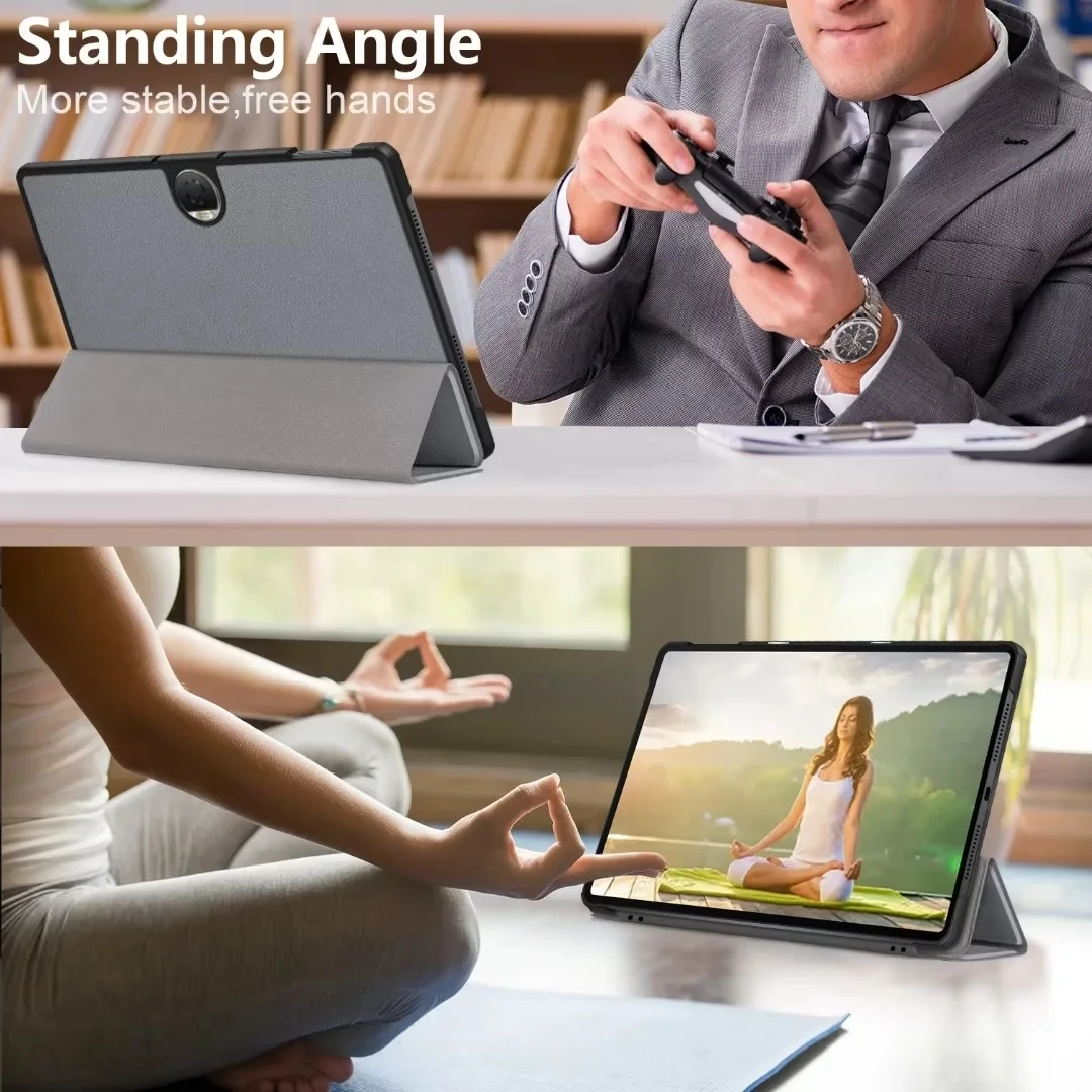 Elegant Magnetic PU Leather Folding Stand Smart Cover