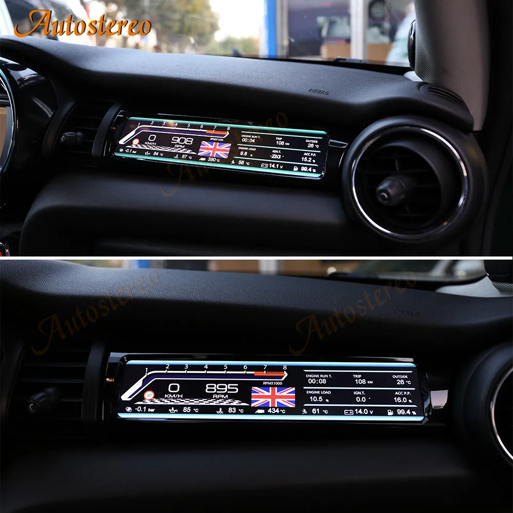 Passenger Screen Car Instrument Atmosphere Light For Mini F55 F56 F57 2015-2020