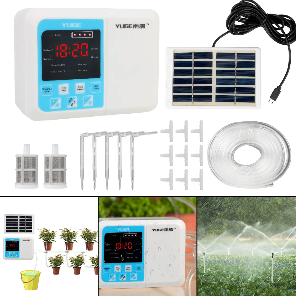 Timer System Double Pump Controller Automatic Intelligent Solar Energy ...