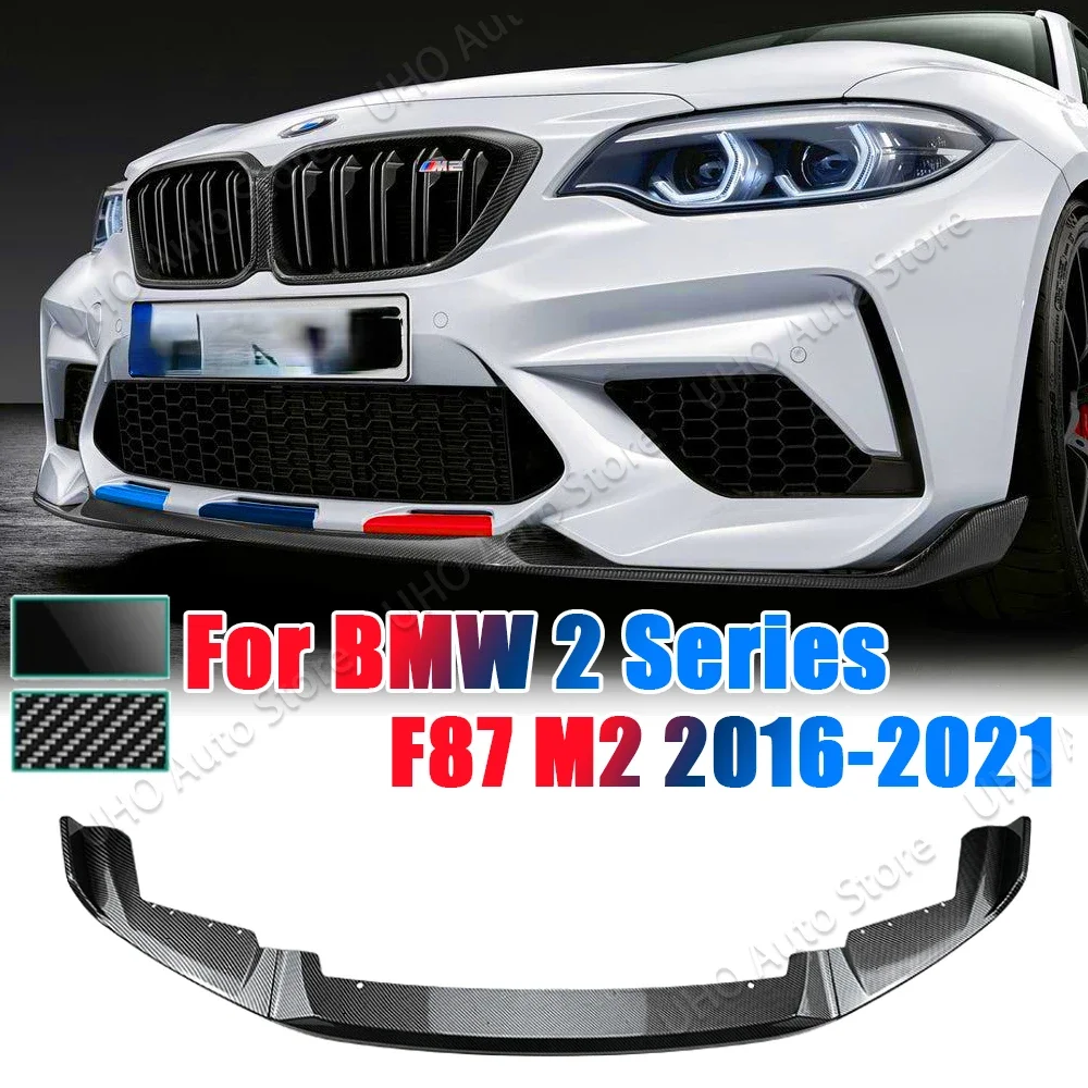 Per Bmw F87 M2 Cs Coupe Competition 2016-2021 Car Paraurti Anteriore Splitter Lip Spoiler Diffusore Guard Body Kit Cover Tuning Abs