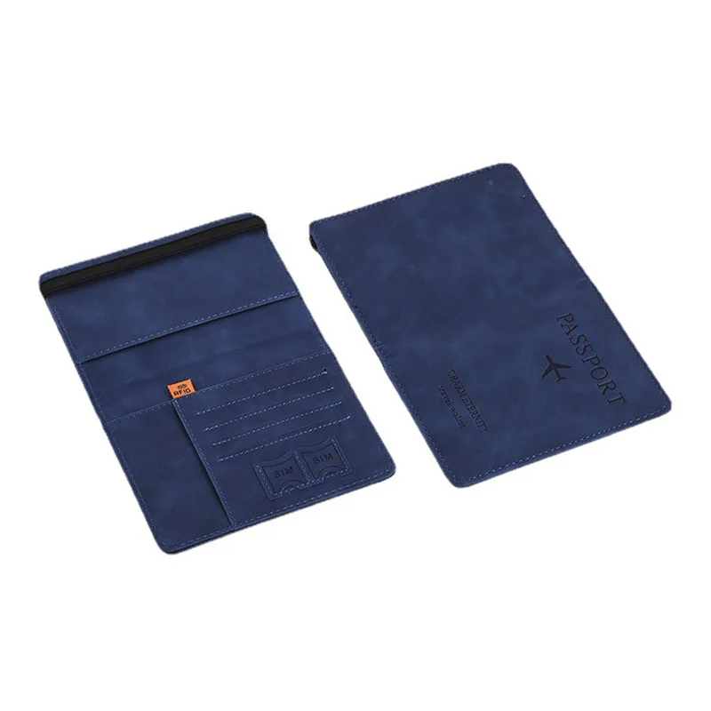 Porte-passeport Familial Portefeuille De Voyage Bloquant Rfid Porte