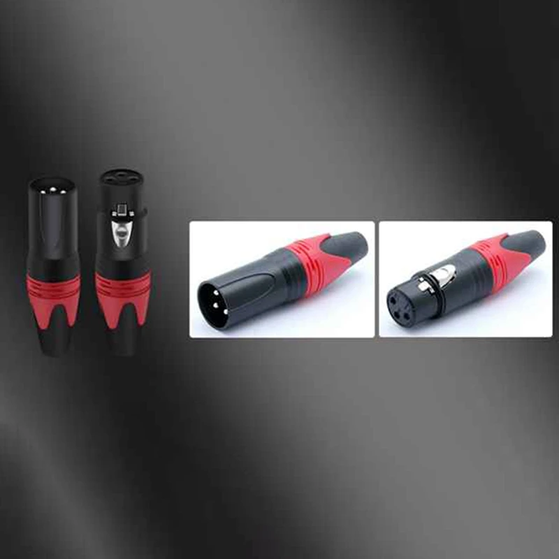 6 Pair NC3MXX NC3FXX XLR MIC Male Plug And Female Jack Adapter