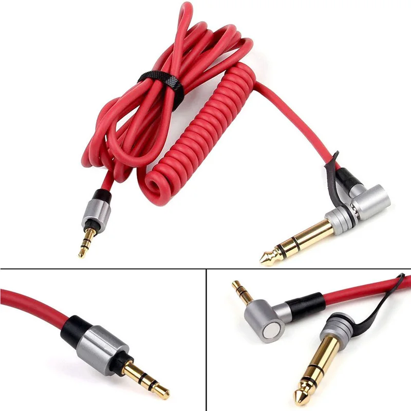 

Stereo Audio Cable Cord Headsets Replacement Adapter Strong And Durable For Dr Dre Solo Pro Mixr Headphones Studio Beats