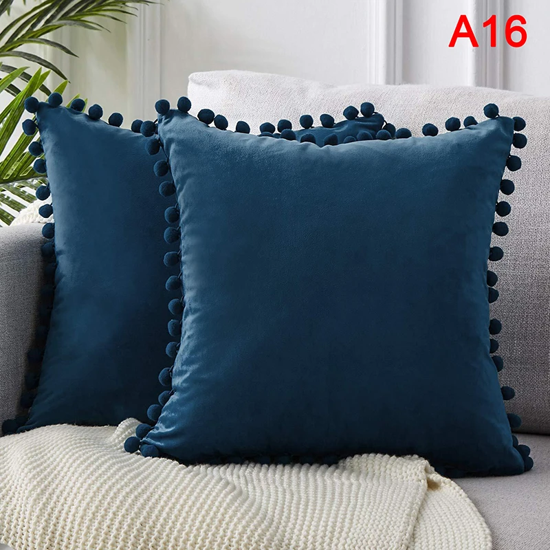 1PC Soft Velvet Cushion Cover Decorative Pillows Throw Pillow Case 45*45cm Home Decor 