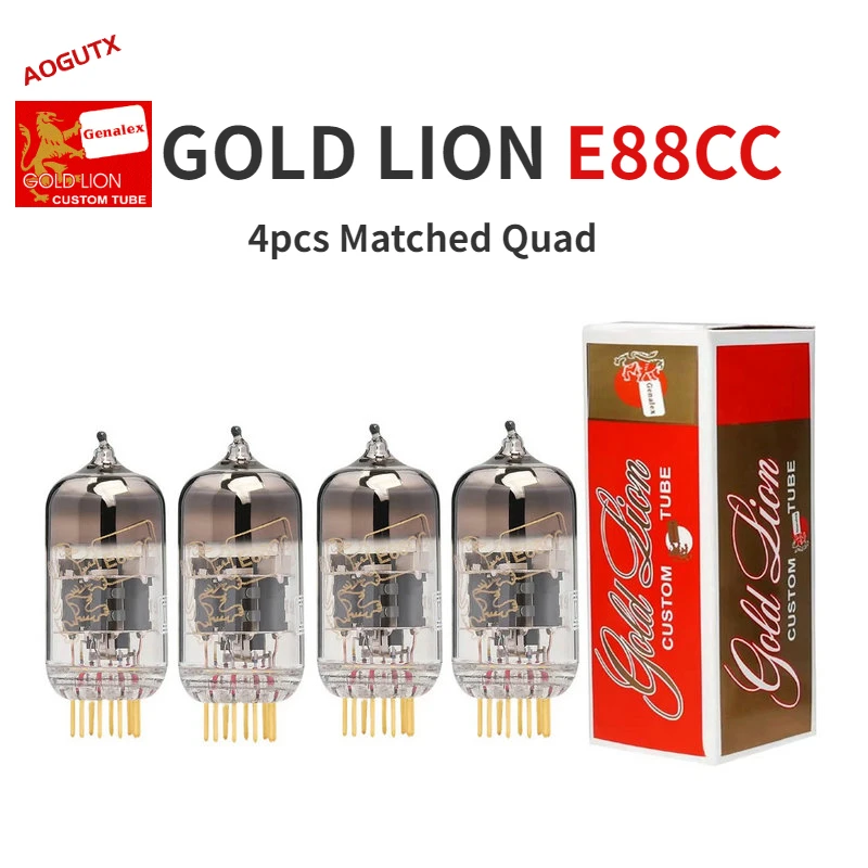 GOLD LION E88CC 6922 Vacuum Tube Upgrade 6922 E88CC ECC88 6DJ8 6N11 HIFI Audio Valve Electronic Tube Amplifier Kit DIY Aogutx 2