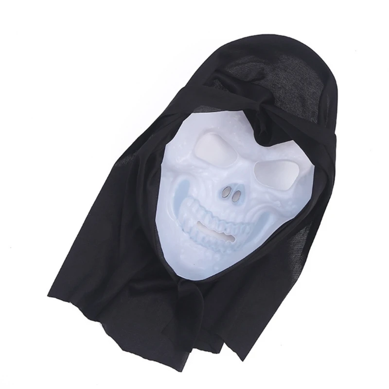 Skull Face Mask Full Head Skull Scream Mask Halloween Costume Accessory